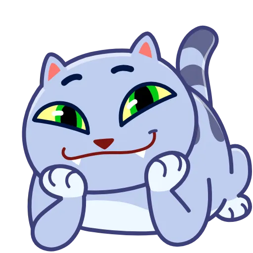 Стикер 2 Puffy Cat