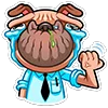 😭 Эмодзи «Мопс Валера» для Telegram