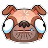 🤔 Эмодзи «Мопс Валера» для Telegram
