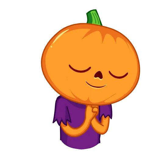 Стикер 6 Pumpkin Man