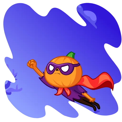 Стикер 8 Pumpkin Man