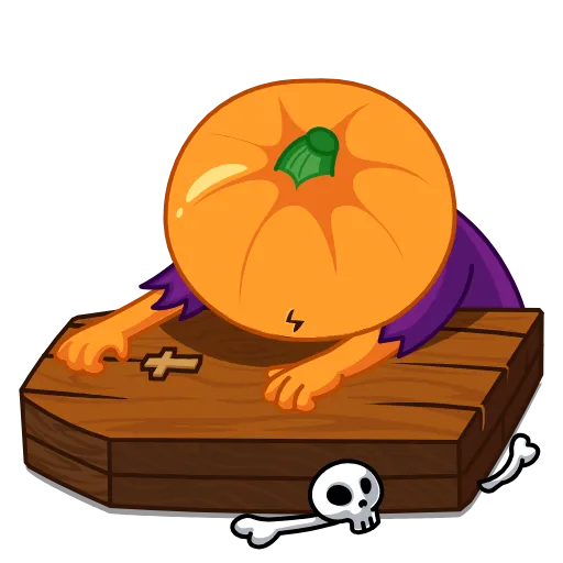 Стикер 9 Pumpkin Man