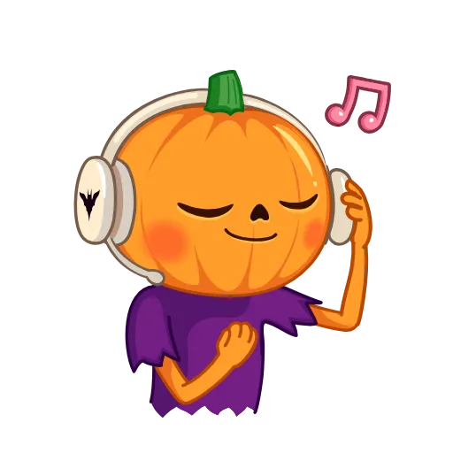 Стикер 12 Pumpkin Man