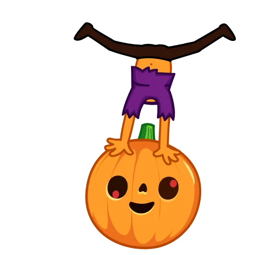 Стикер 7 Pumpkin Man