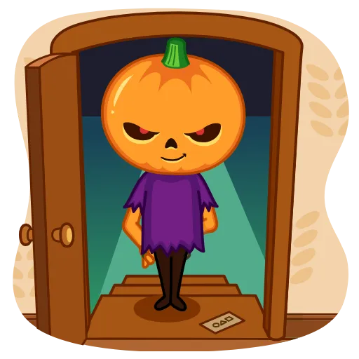Стикер 15 Pumpkin Man