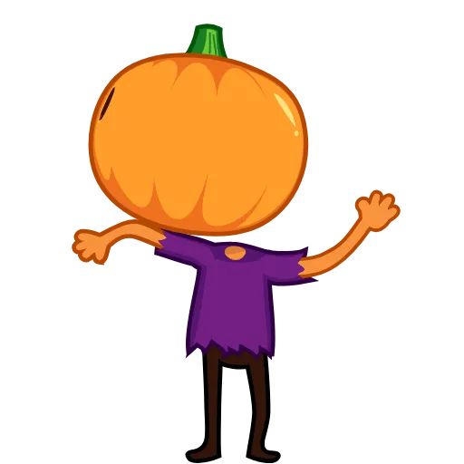 Стикер 5 Pumpkin Man