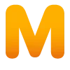 🔶 Эмодзи «Оранжевые буквы, иконки» для Telegram