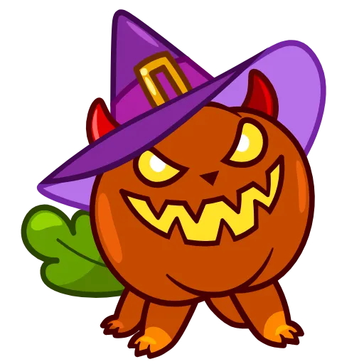 Стикер 13 Pumpkin Cat