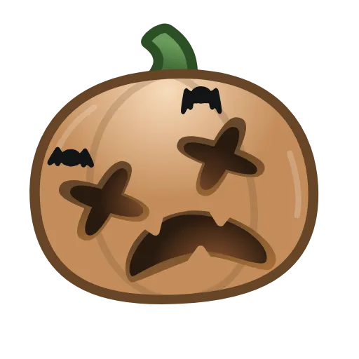 Стикер 25 Pumpkin Emoji