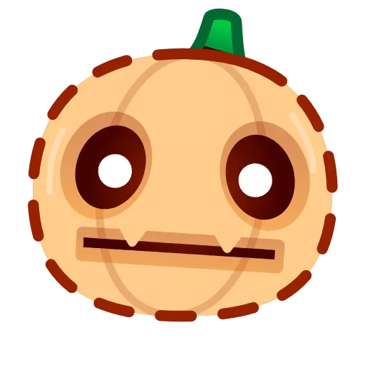 Стикер 21 Pumpkin Emoji