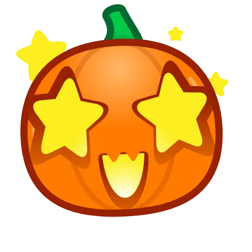 Стикер 10 Pumpkin Emoji