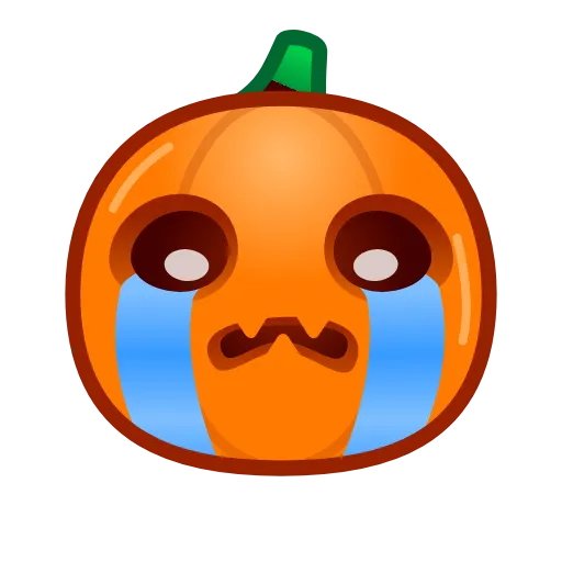 Стикер 14 Pumpkin Emoji