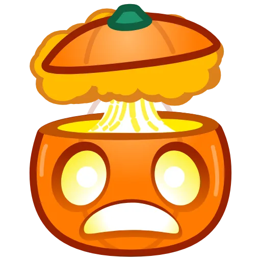 Стикер 17 Pumpkin Emoji