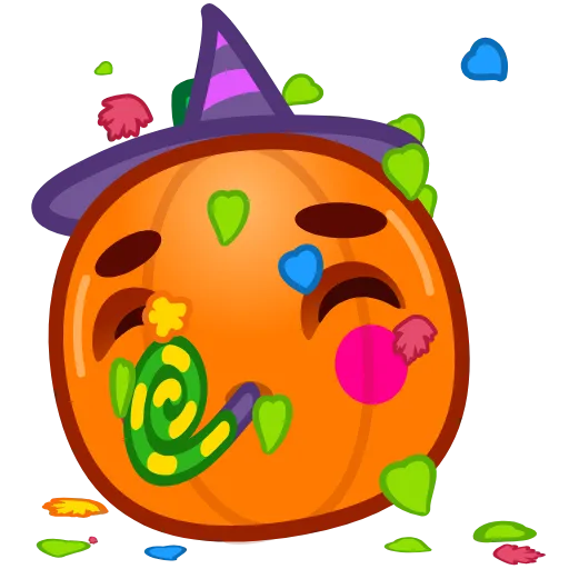 Стикер 11 Pumpkin Emoji