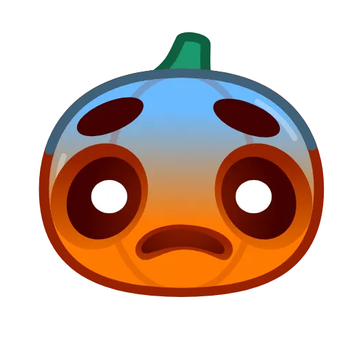 Стикер 19 Pumpkin Emoji