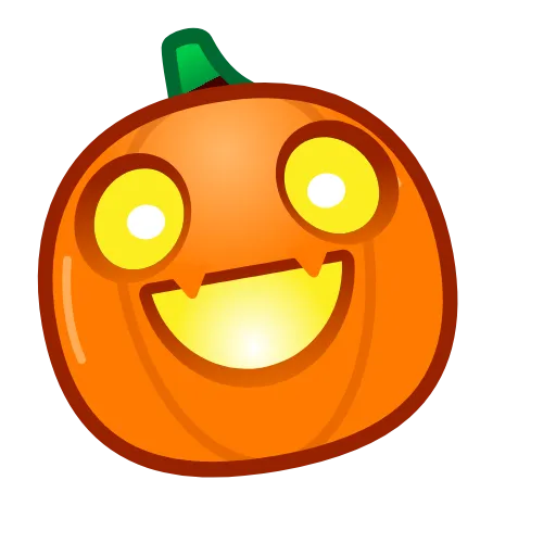 Стикер 5 Pumpkin Emoji