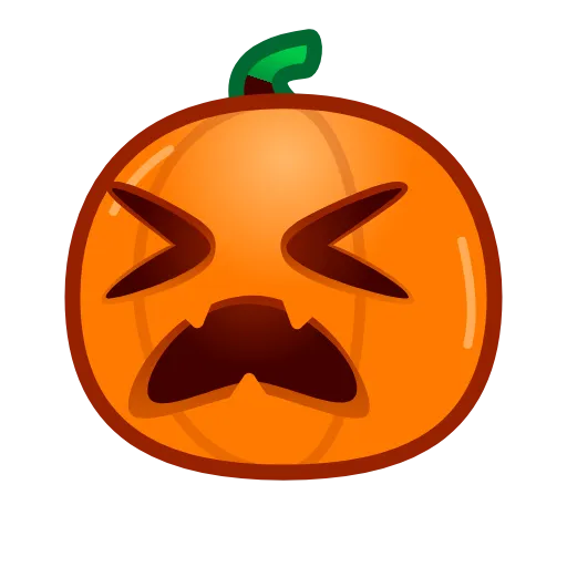 Стикер 12 Pumpkin Emoji