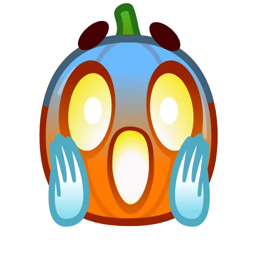 Стикер 18 Pumpkin Emoji