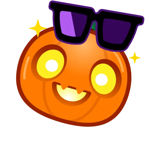 Стикер 9 Pumpkin Emoji