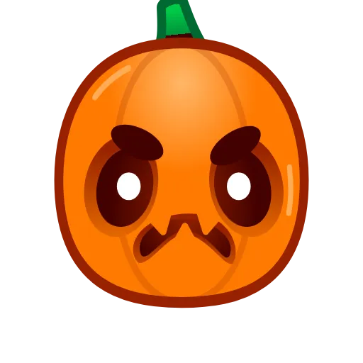 Стикер 15 Pumpkin Emoji
