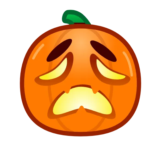 Стикер 13 Pumpkin Emoji