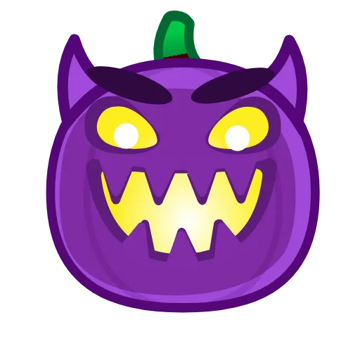 Стикер 28 Pumpkin Emoji