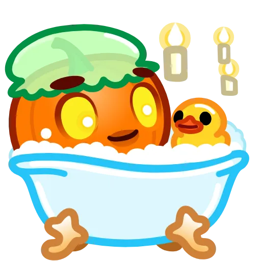 Стикер 35 Pumpkin Emoji