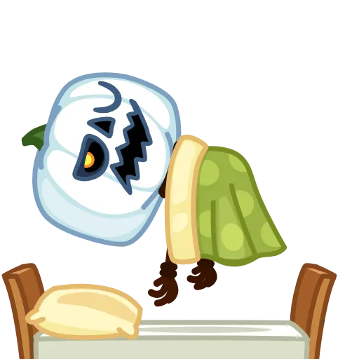 Стикер 12 Pumpkin Ghost