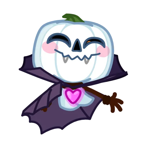 Стикер 24 Pumpkin Ghost