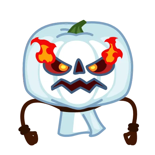 Стикер 7 Pumpkin Ghost