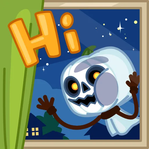 Стикер 5 Pumpkin Ghost