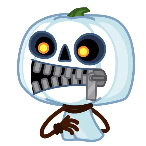Стикер 18 Pumpkin Ghost