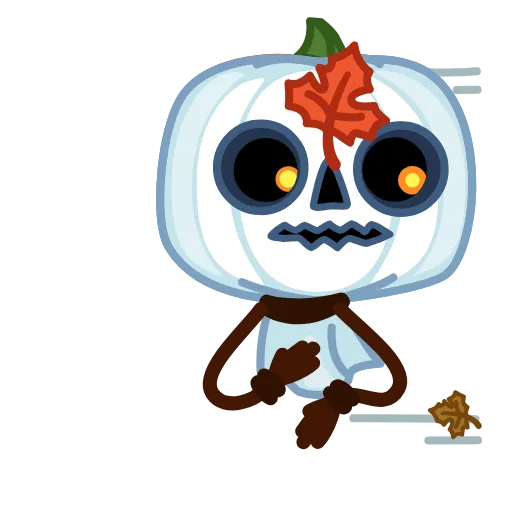 Стикер 20 Pumpkin Ghost