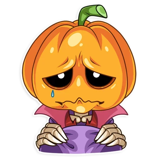 🤒 Стикер «Pumpkin Head» для Telegram