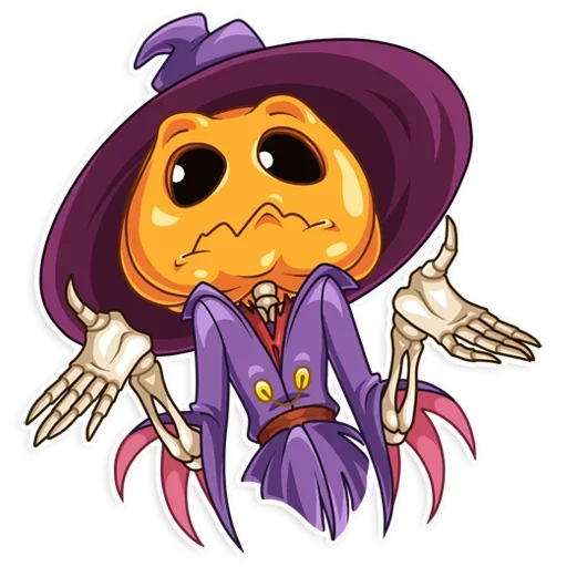 😧 Стикер «Pumpkin Head» для Telegram