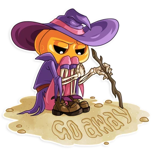 😧 Стикер «Pumpkin Head» для Telegram