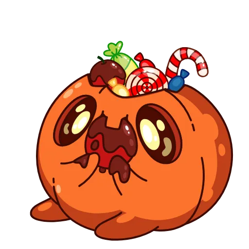 Стикер 40 Animated Hallowen