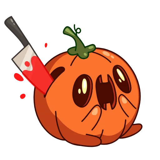 Стикер 17 Animated Hallowen