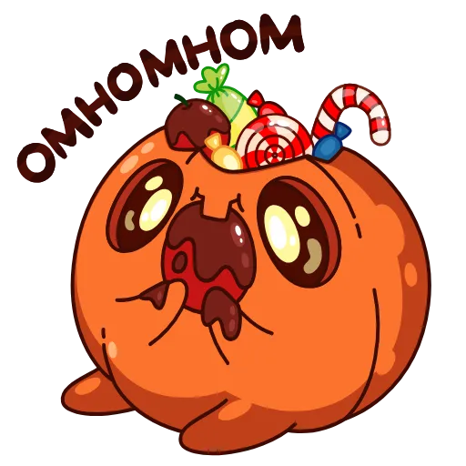 😋 Эмодзи «Тыковка Джек» для Telegram