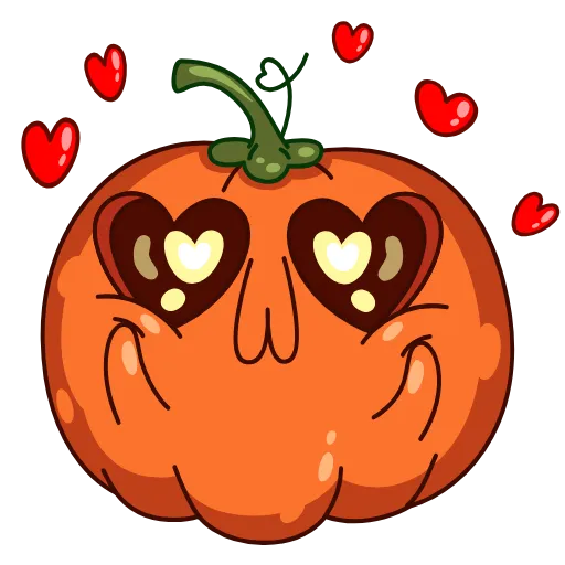 🥰 Эмодзи «Тыковка Джек» для Telegram