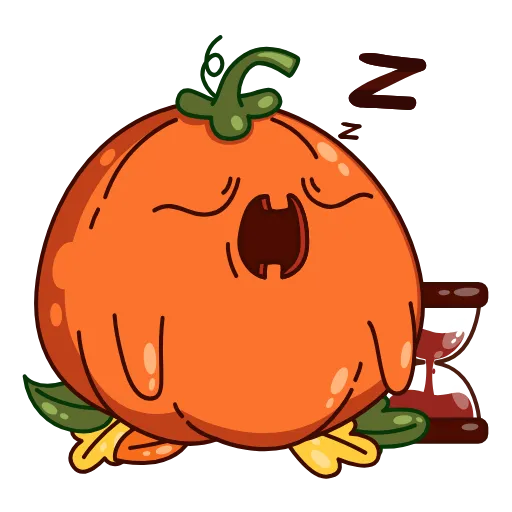 😴 Эмодзи «Тыковка Джек» для Telegram