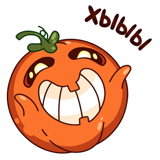 😁 Эмодзи «Тыковка Джек» для Telegram