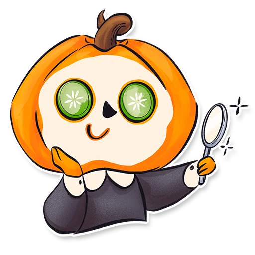 🛁 Стикер «Тыковка Памкинесса» для Telegram