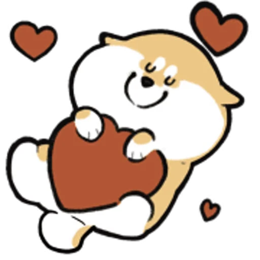 ❤️ Стикер «Puppy Goji» для Telegram