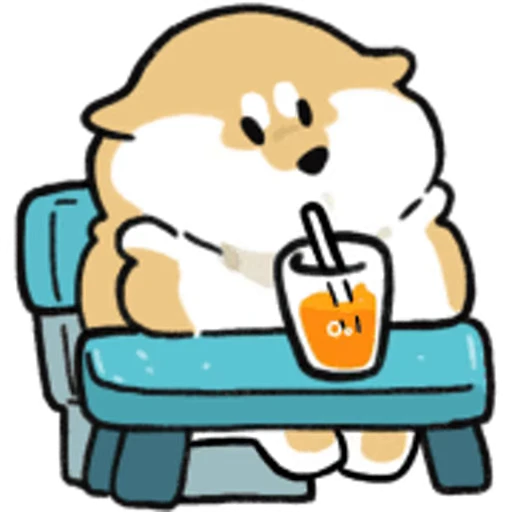 🥤 Стикер «Puppy Goji» для Telegram