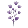 Стикер 35 🌸 Purple - пурпурные эмодзи