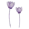 Стикер 10 🌸 Purple - пурпурные эмодзи