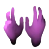 Стикер 46 Purple Aesthetics