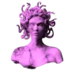 Стикер 19 Purple Aesthetics
