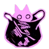 Стикер 51 Purple Aesthetics